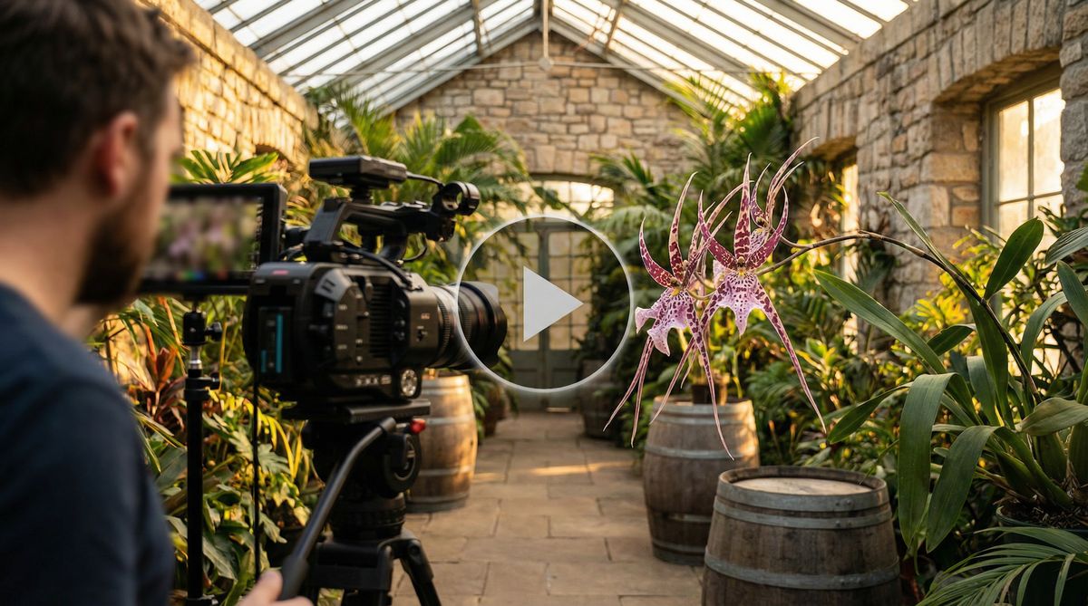 四虎视频植物视频-珍稀兰花微距拍摄